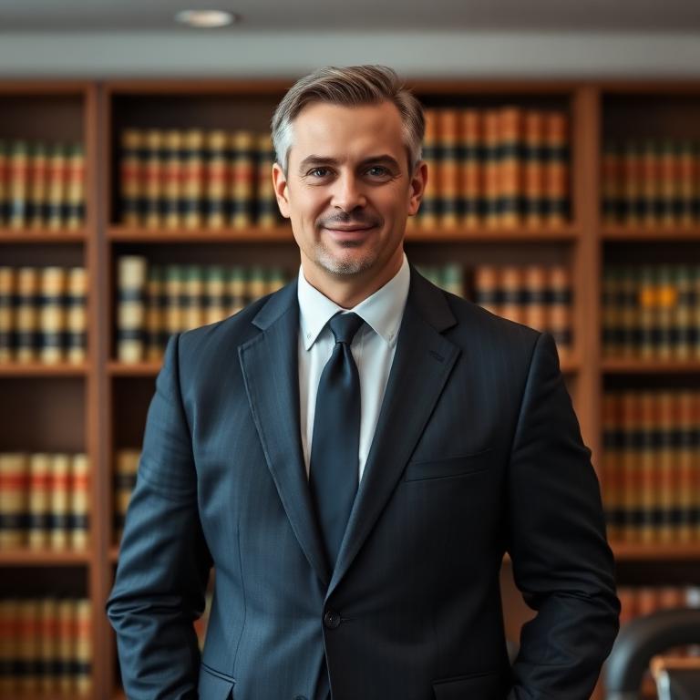 Attorney in a law office